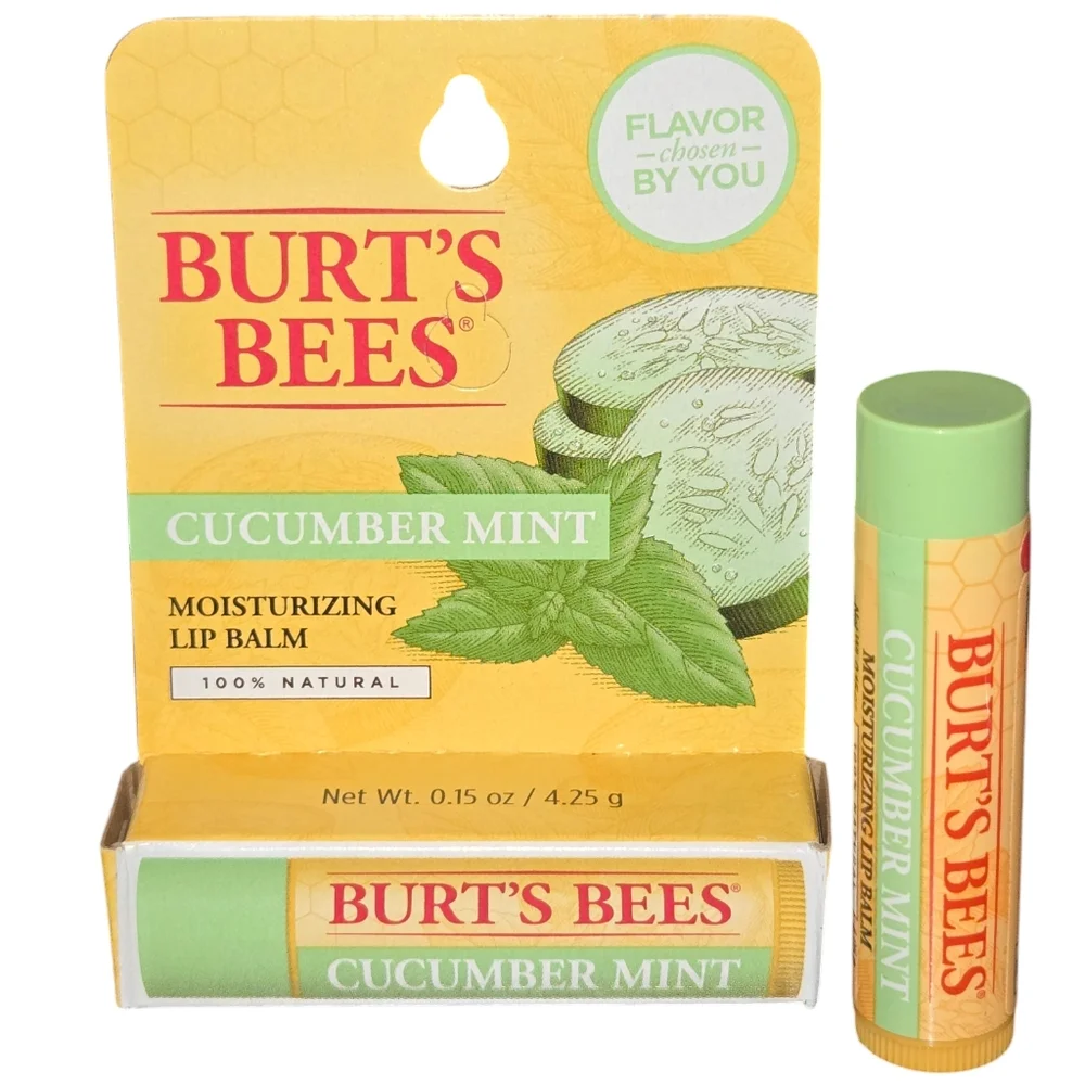 Burt's Bees NWT 4 Piece Skin Care Bundle Hand Salve & Variety of 3 Lip Balms NEW
